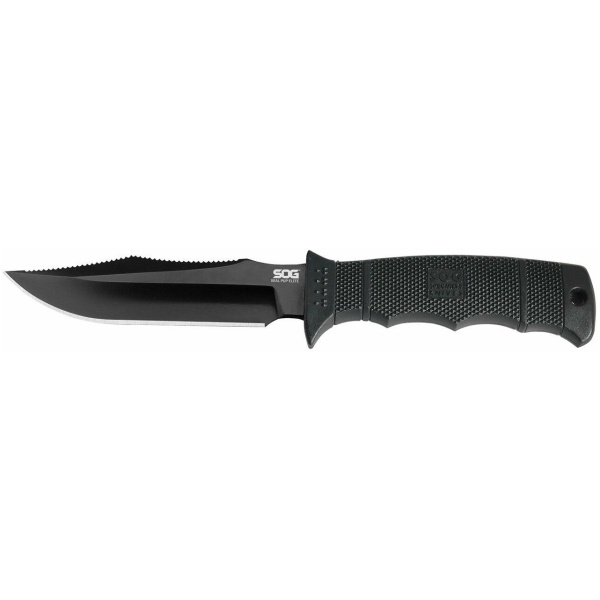 SOG SEAL Pup Elite Knife 4.85" Blade Black with Nylon Sheath