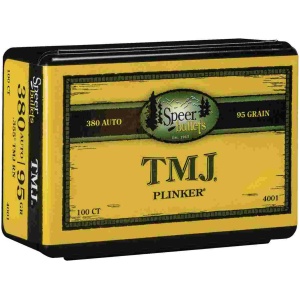 Speer TMJ Handgun Bullets 9mm/.380 ACP .355" 95 gr TMJ-RN 100/ct