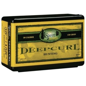 Speer Deep Curl Handgun Hunting Bullets .38 cal / .357 Mag .357" 158 gr DCHP 100/ct