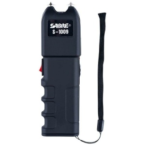Sabre 2-in-1 Tactical Stun Gun with Anti-Grab Technology - 1.250 uC LED Flashlight