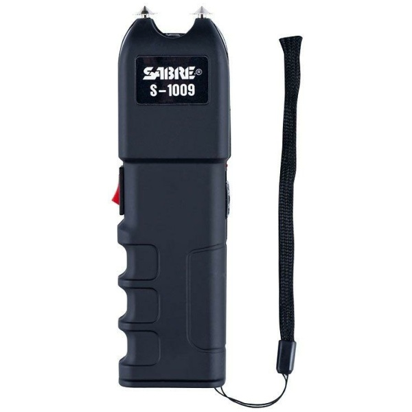Sabre 2-in-1 Tactical Stun Gun with Anti-Grab Technology - 1.250 uC LED Flashlight