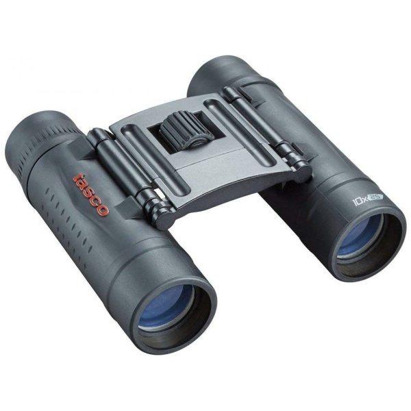Tasco Essentials Roof Binocular 10x25mm Black MC Box 6L