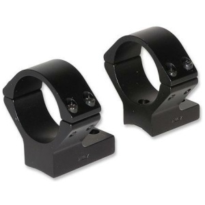 Talley Lightweight Alloy Scope Mounts - Black Anodized - 30mm - Low Weatherby Accumark-Magnum & Mark V (9 LUG)