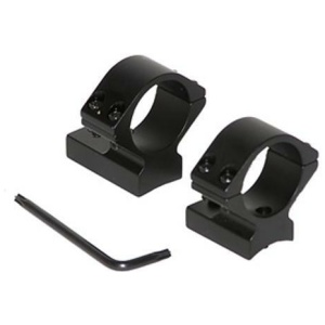 Talley Lightweight Alloy Scope Mounts - Black Anodized - 1" - Low  Weatherby Accumark - Magnum - Mark V (9 LUG)