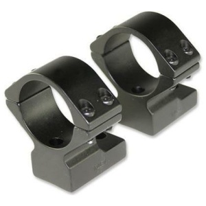 Talley Lightweight Alloy Scope Mounts - Black Anodized - 1" - Medium Knight MK 52 Tikka T3 and Tikka Master