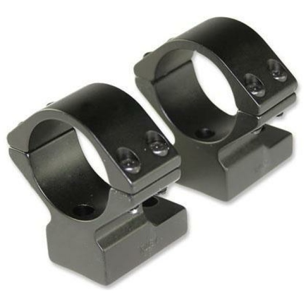 Talley Lightweight Alloy Scope Mounts - Black Anodized - 1" - Medium Knight MK 52 Tikka T3 and Tikka Master