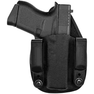 Hybrid IWB Kydex Holster FOR Glock 43 Black Ambidextrous