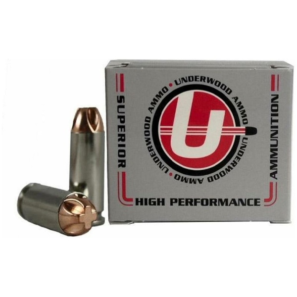 Underwood Ammo Xtreme Penetrator Handgun Ammunition 10mm Auto140 gr Solid 1500 fps 20/ct