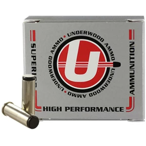 Underwood Ammo Lead Wadcutter Handgun Ammunition 38 Spl 150gr LWC 1000 fps 20/ct