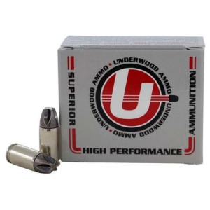 Underwood Hunting & Self Defense Handgun Ammunition 9mm Luger(+P) 90gr 1475 fps 20/ct
