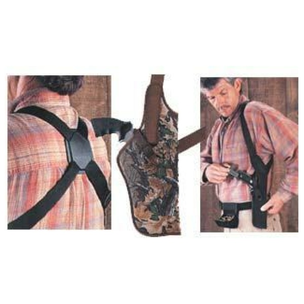 Uncle Mike's Sidekick Vertical Shoulder Holsters 4 1/2" - 5" Barrel Large Auto. - RH