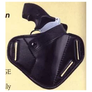 Uncle Mike's Sidekick Super Belt Slide Holsters Black Fits 2" Small Frame 5-Shot Revolvers