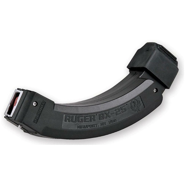 Ruger BX-25 Molded Together Rifle Magazine Black for 10/22 .22LR 25/rds 2/ct