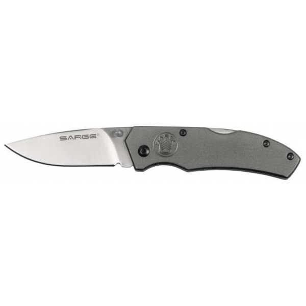 Sarge knives Gray Electro Lock Back Folder