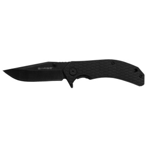 Sarge Knives Shadow - Stonewashed Swift Assist Folding Knife