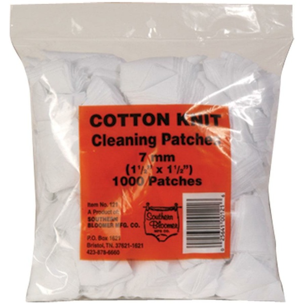 Southern Bloomer 7mm Cleaning Patches 1000/Pack