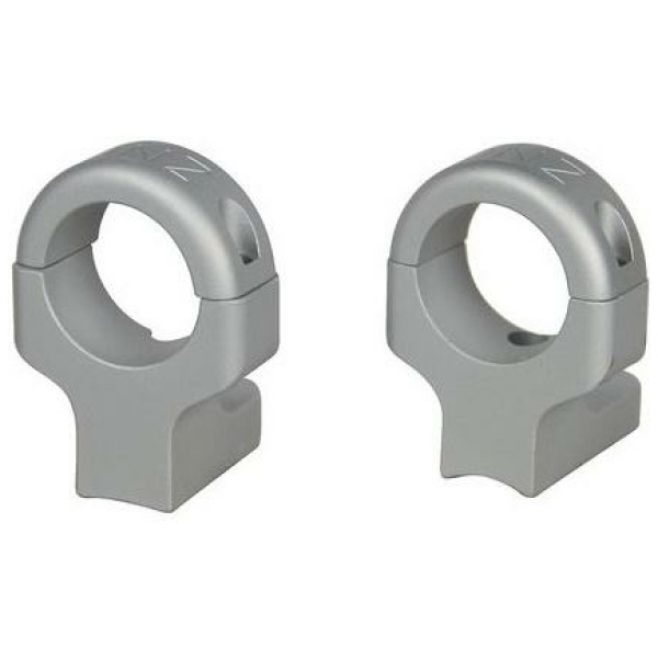 DNZ  Game Reaper 2     2-Piece Ringmount (2 screws) - 1" High Silver Fits Howa 1500 Mossberg 100ATR 4X4 MVP Weatherby Vanguard Remington 7007217227