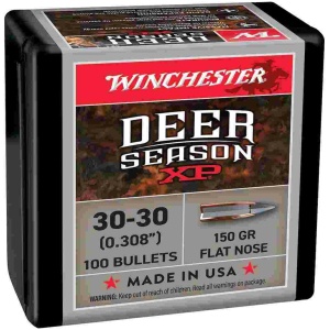Winchester Deer Season XP Rifle Bullets 30-30 WIN 150 gr 100/ct