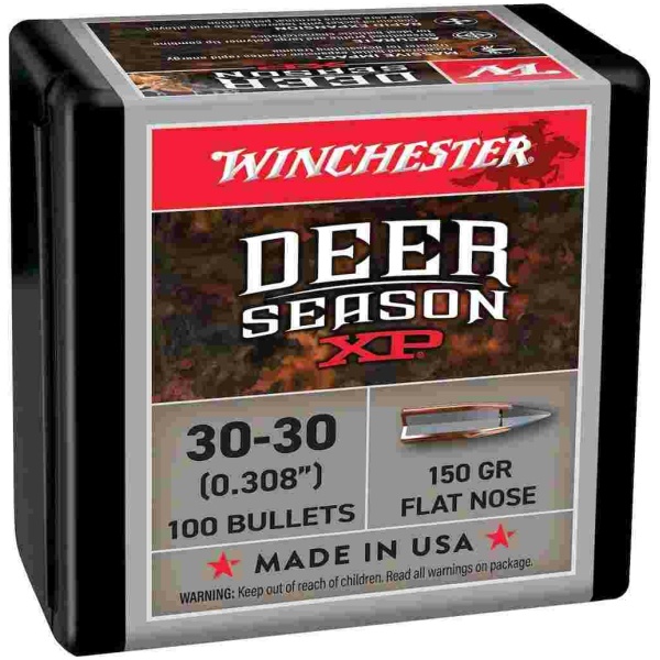 Winchester Deer Season XP Rifle Bullets 30-30 WIN 150 gr 100/ct