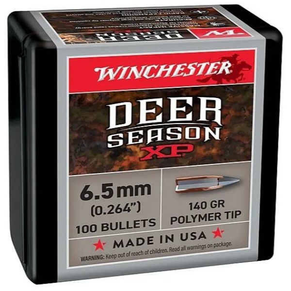 Winchester Dear Season XP Rifle Bulelts 6.5 mm 140 gr 100/ct