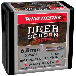 Winchester Deer Season XP Rifle Bullets 6.5mm  125 gr 100/ct