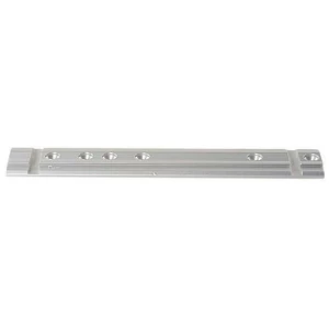 Weaver 1-Piece .22 Tip-Off Adapter Scope Base for Ruger -Silver - #TO-9S Fits Detachable Top Mount Scope Rings or Tip-Off Scope Rings