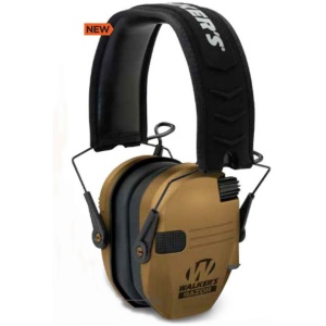 Walker's Razor Slim Electronic Muff - Battle Brown 23NRR