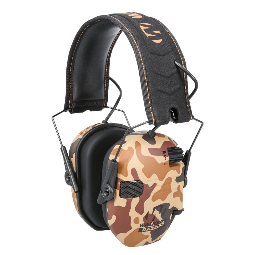 Walker's Razor Slim Electronic Ear Muffs - Duck Camo 23db