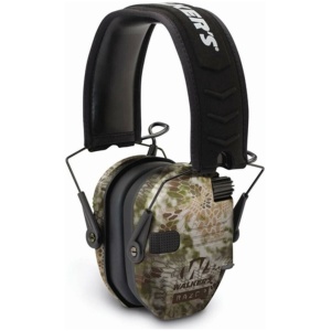 Walker's Game Razor Slim Shooter Folding Ear Muffs-Kryptek Camo