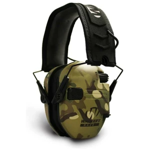 Walker's Razor Slim Shooter Folding Electronic Muff- Camo Tan