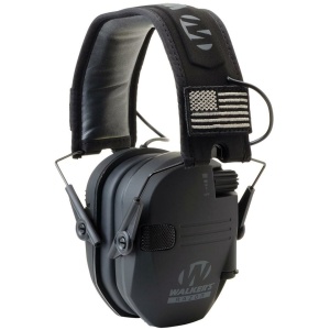 Walker's Razor Patriot Series Razor Slim Electronic Muff 23 NRR Black Patriot