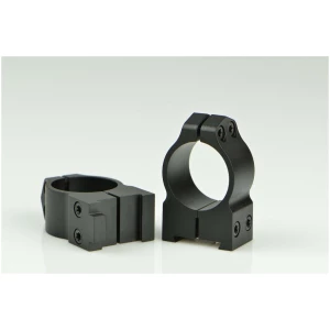 Warne 2-Piece Maxima Fixed (19mm Dovetail) Scope Ringmounts with Grooved Receiver Fits CZ550 1" Medium Matte