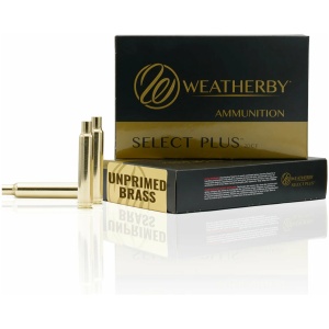 Weatherby Unprimed Brass Rifle Cartridge Cases 20/ct  .224 Wby