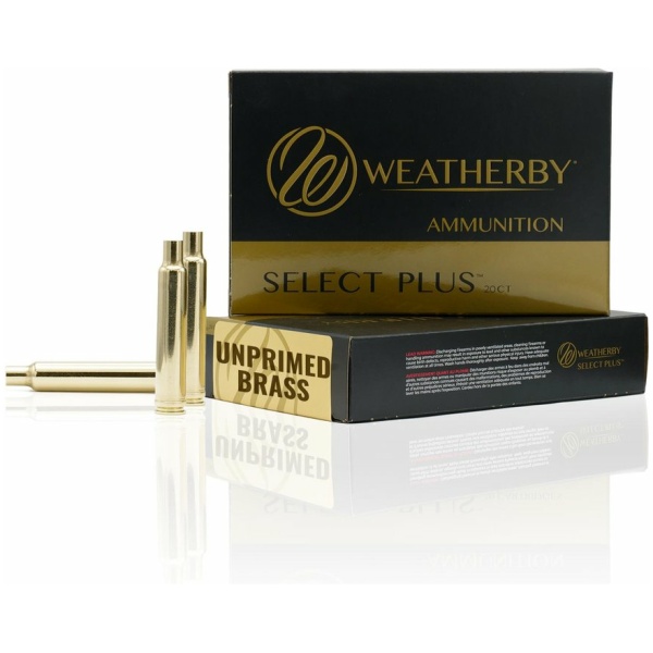 Weatherby Unprimed Brass Rifle Cartridge Cases 20/ct  .270 Wby