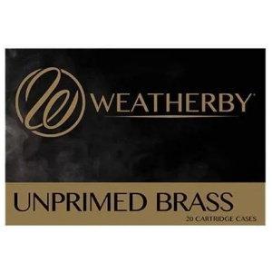 Weatherby Unprimed Brass 6.5 WBY RPM 20/ct