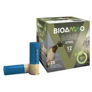 BIOAMMO Steel Game Pheasant Shotshells 12 ga 2-3/4" 1 oz 1265 fps #6 25/ct