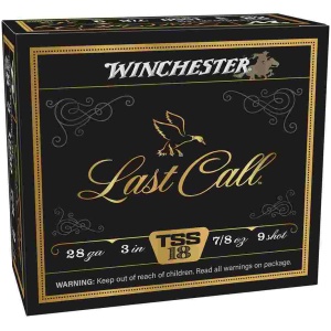Winchester Last Call Waterfowl TSS Shotshells 28ga 3" 7/8oz 1550fps #9 10/ct