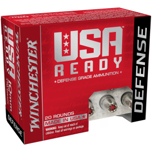 Winchester USA Ready Hex Vent Handgun Ammunition 10mm Auto 170gr HP 1250 fps 20/ct