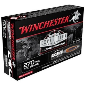 Winchester Expedition Big Game Long Range Rifle Ammunition .270 Win 150 gr. AB 2900 fps 20/ct