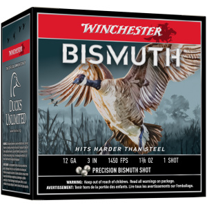 Winchester Bismuth Shotgun Ammunition 12ga 3" 1-3/8oz 1450 fps #1 25/ct