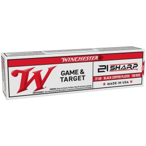 Winchester Game & Target Black Copper Lead Rimfire Ammunition 21 Sharp 42gr FMJ 1335fps 100/ct