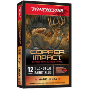 Winchester Copper Impact Shotshells 12 ga 2-3/4" 1 oz 1600 fps Slug 5/ct