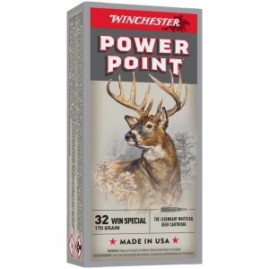 Winchester Super-X Power Point Rifle Ammunition .32 Win Special 170 gr. PSP 2250 fps 20/ct