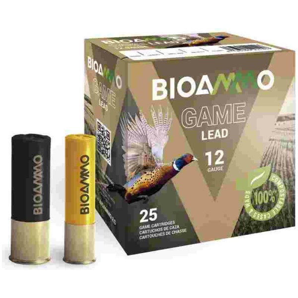 BioAmmo Clay Lead Shotshells 20 ga 2-3/4" 1 oz 1220 fps #8 25/ct