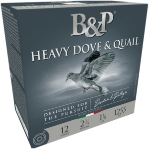 B&P Dove & Quail Shotshells 12 ga 2-3/4 In 1-1/8 oz-#6 1255 fps 25/ct