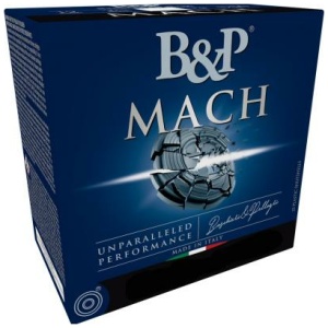 B&P Mach LV Professional Handicap Shotshells 12ga 2-3/4" 1-1/8oz 1250 fps #8 25/ct