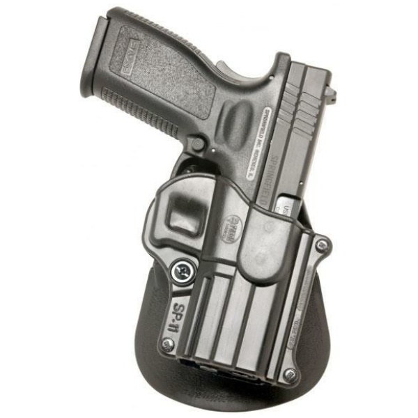 Fobus Standard Paddle Holster for Springfield XD Black Left Hand