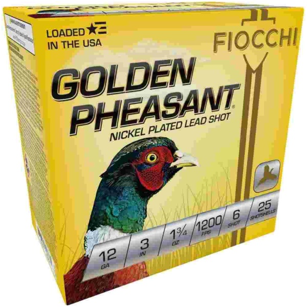 GOLDEN PHEASANT NP 12ga 3" 1 3/4oz #6 1200fps 25RD