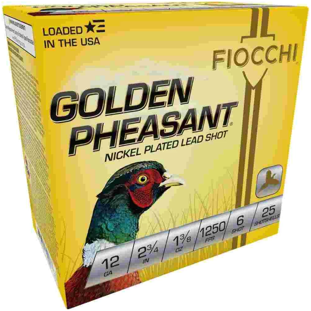GOLDEN PHEASANT NP 12ga 2 3/4" 1 3/8oz #6 1250fps 25RD