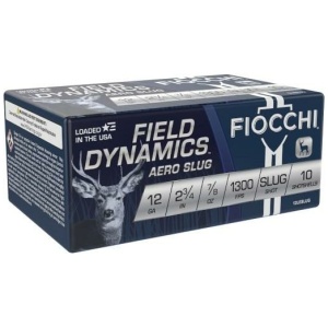 Fiocchi Aero Rifled Slug 12 ga 2 3/4" MAX 7/8 oz Slug  - 10/box